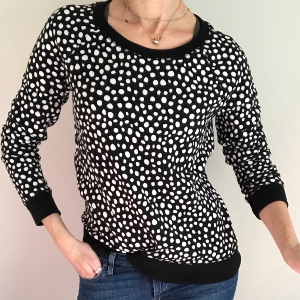 Victoria’s Secret sweatshirt sweater cotton polka dot S